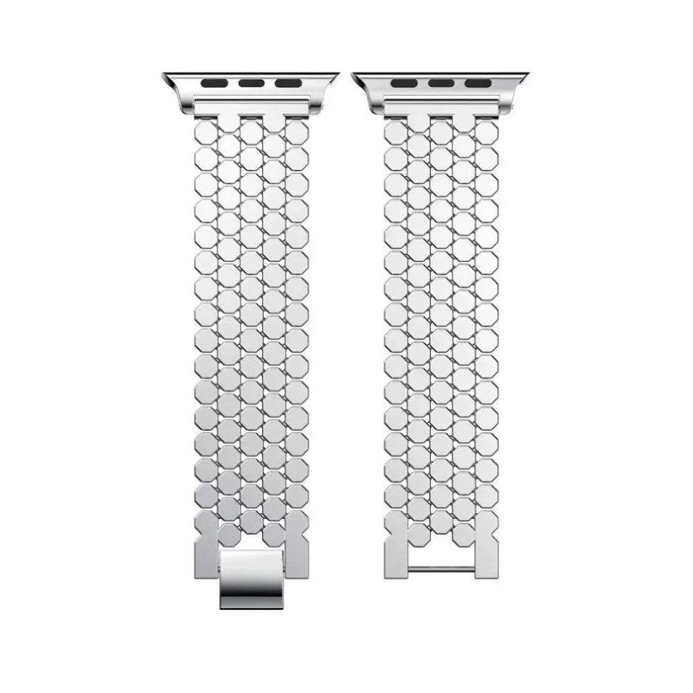 Stainless Steel Band for Apple Watch Ultra 2 Band 45mm 42mm 40mm 41mm 44mm Metal Strap for IWatch Series 9 8 7 6 SE 5 4 Bracelet