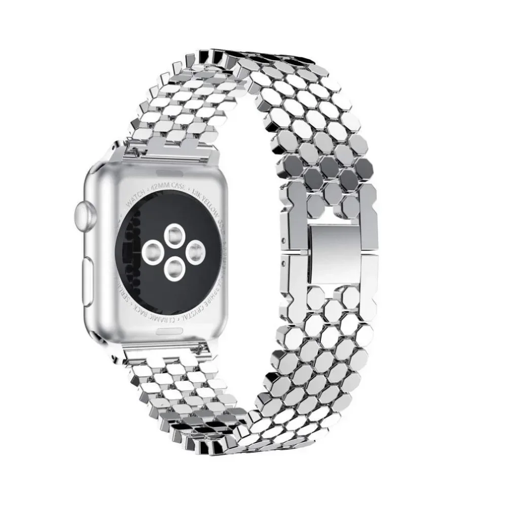 Stainless Steel Band for Apple Watch Ultra 2 Band 45mm 42mm 40mm 41mm 44mm Metal Strap for IWatch Series 9 8 7 6 SE 5 4 Bracelet
