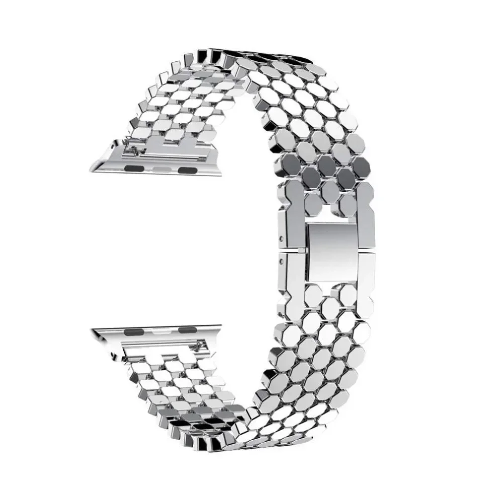 Stainless Steel Band for Apple Watch Ultra 2 Band 45mm 42mm 40mm 41mm 44mm Metal Strap for IWatch Series 9 8 7 6 SE 5 4 Bracelet