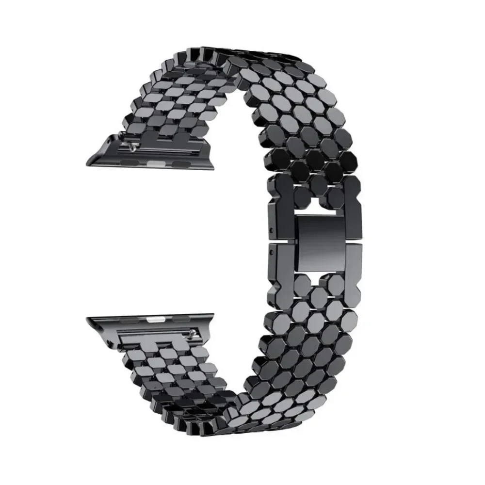 Stainless Steel Band for Apple Watch Ultra 2 Band 45mm 42mm 40mm 41mm 44mm Metal Strap for IWatch Series 9 8 7 6 SE 5 4 Bracelet