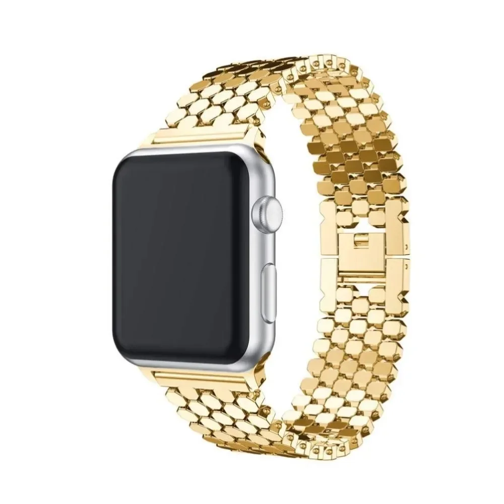 Stainless Steel Band for Apple Watch Ultra 2 Band 45mm 42mm 40mm 41mm 44mm Metal Strap for IWatch Series 9 8 7 6 SE 5 4 Bracelet