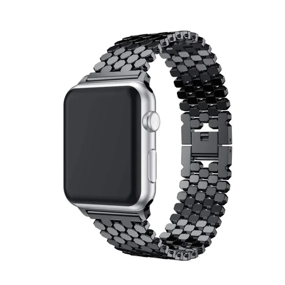 Stainless Steel Band for Apple Watch Ultra 2 Band 45mm 42mm 40mm 41mm 44mm Metal Strap for IWatch Series 9 8 7 6 SE 5 4 Bracelet