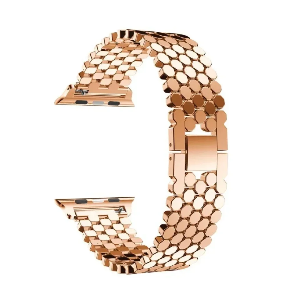Stainless Steel Band for Apple Watch Ultra 2 Band 45mm 42mm 40mm 41mm 44mm Metal Strap for IWatch Series 9 8 7 6 SE 5 4 Bracelet