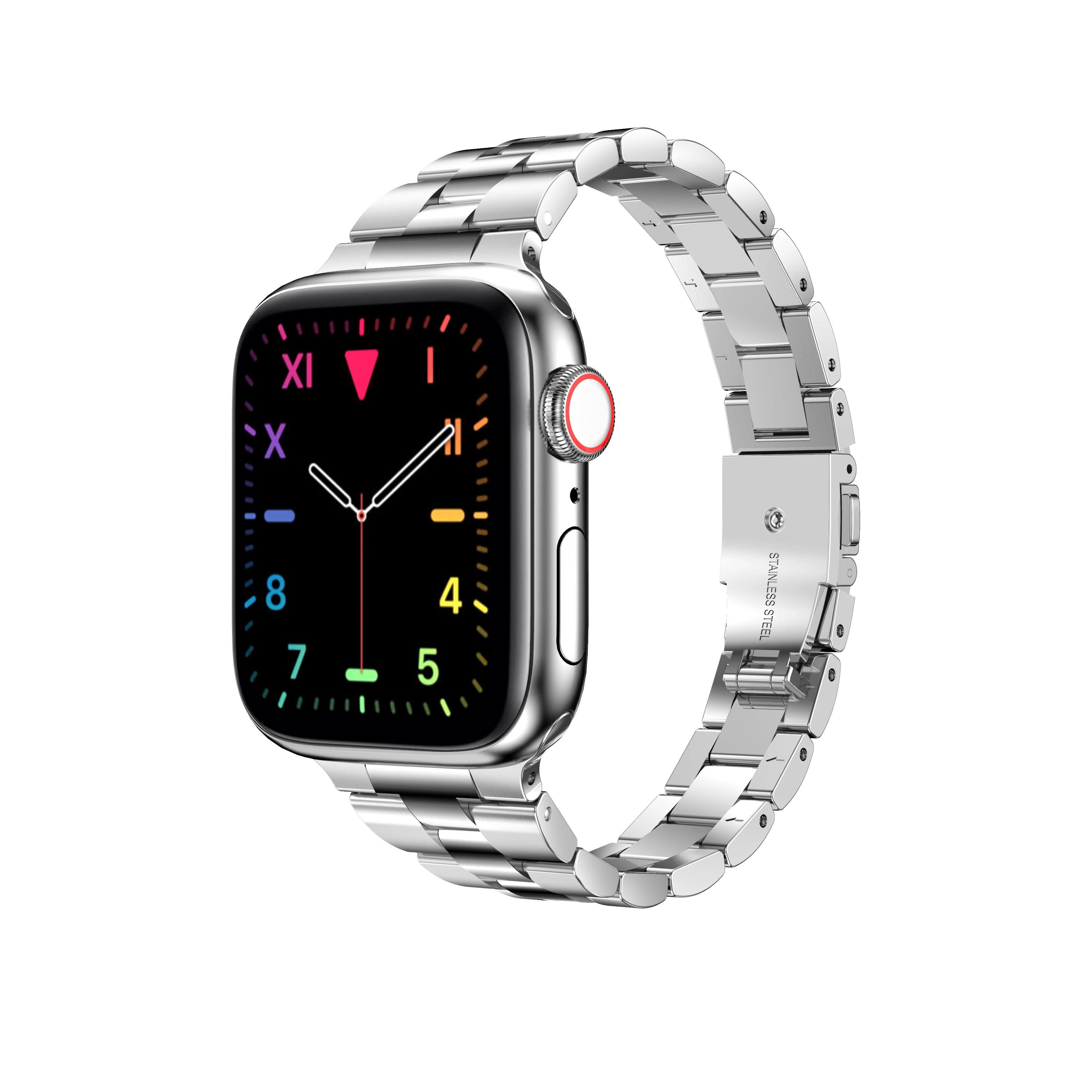 Women Stainless Steel Slim Bracelet For Apple watch Ultra 4 3 2 12 11 9 49mm 40 42 41 45 46mm Band for iWatch Luxury Metal Strap