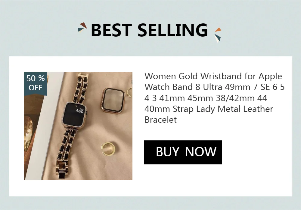 Women Stainless Steel Slim Bracelet For Apple watch Ultra 4 3 2 12 11 9 49mm 40 42 41 45 46mm Band for iWatch Luxury Metal Strap