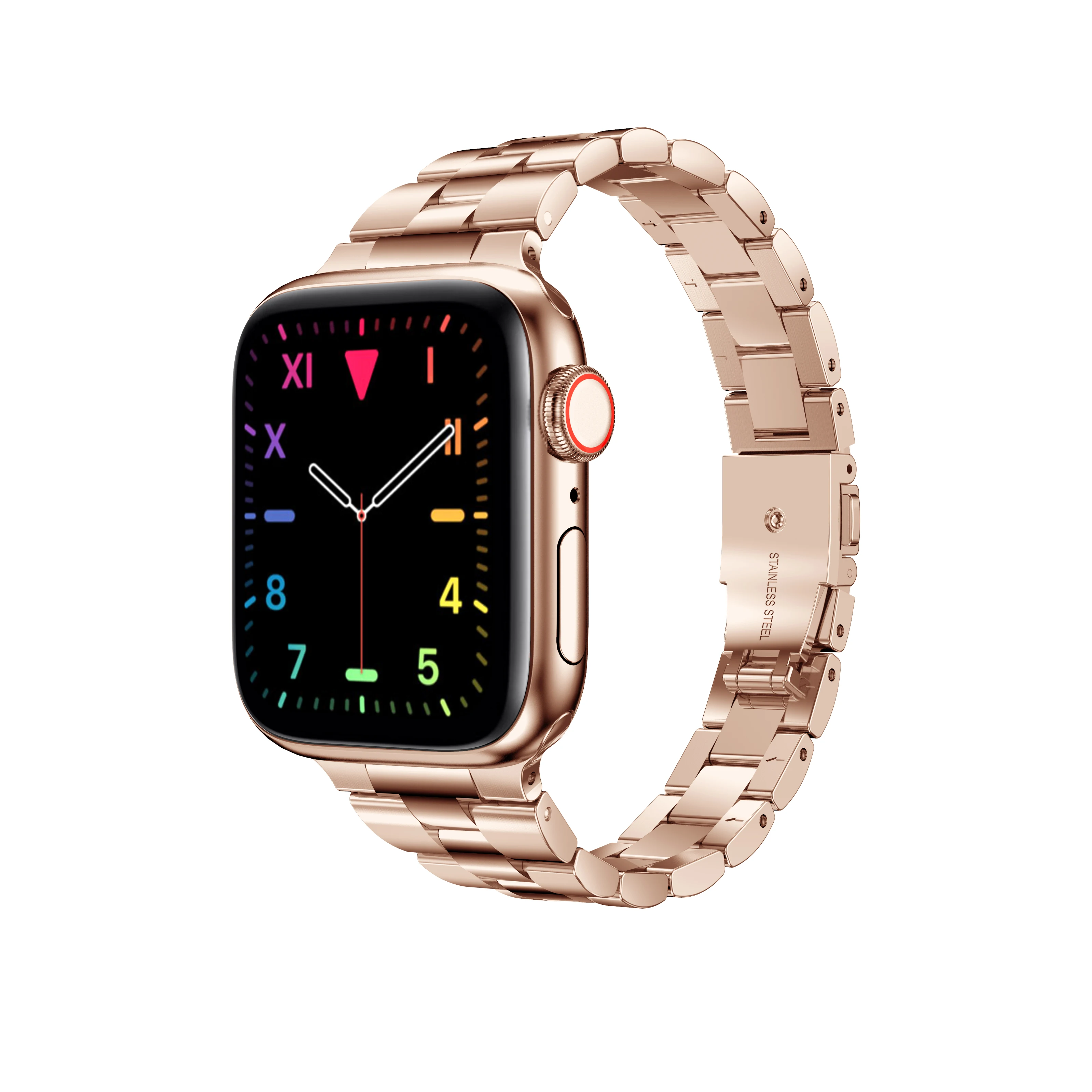 Women Stainless Steel Slim Bracelet For Apple watch Ultra 4 3 2 12 11 9 49mm 40 42 41 45 46mm Band for iWatch Luxury Metal Strap