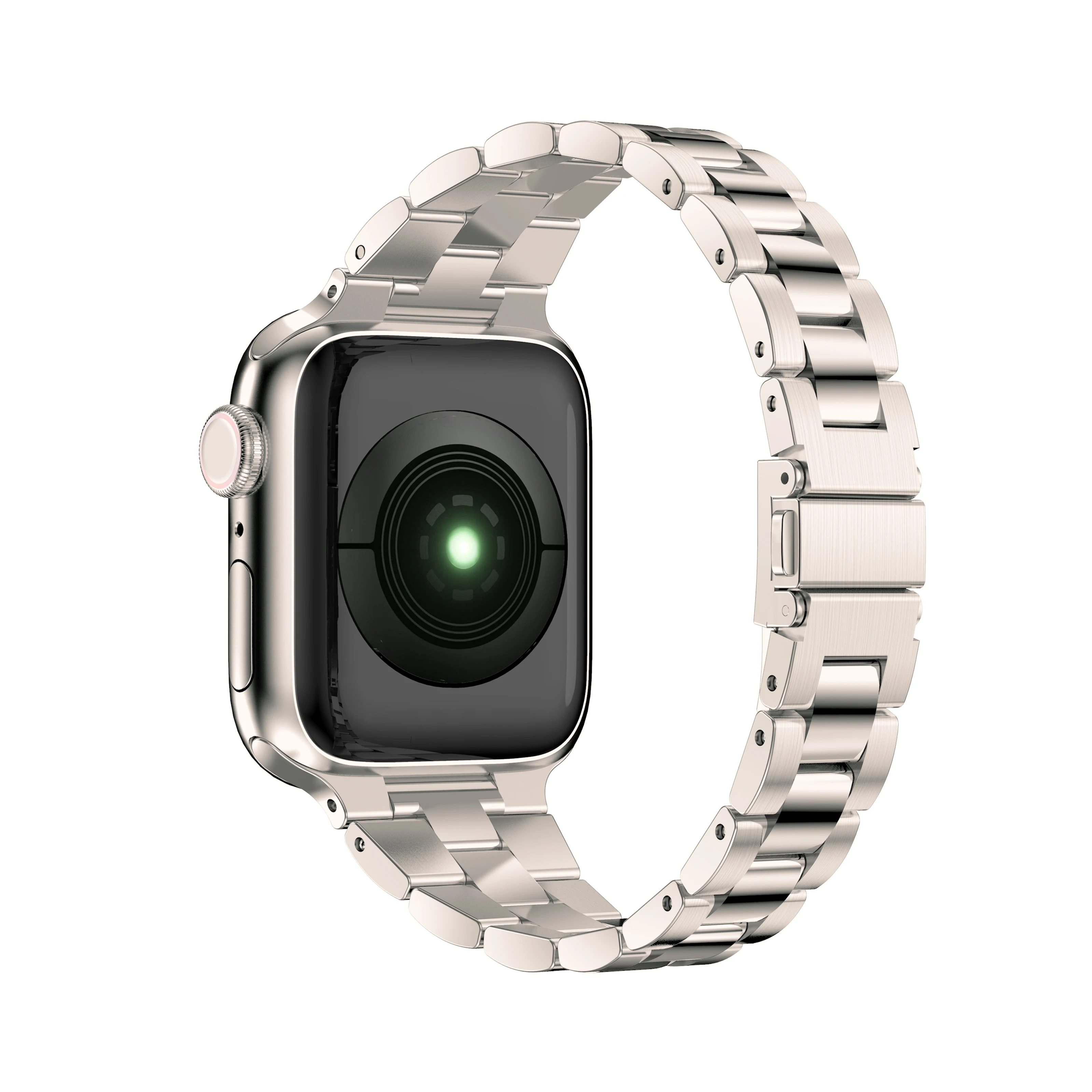 Women Stainless Steel Slim Bracelet For Apple watch Ultra 4 3 2 12 11 9 49mm 40 42 41 45 46mm Band for iWatch Luxury Metal Strap