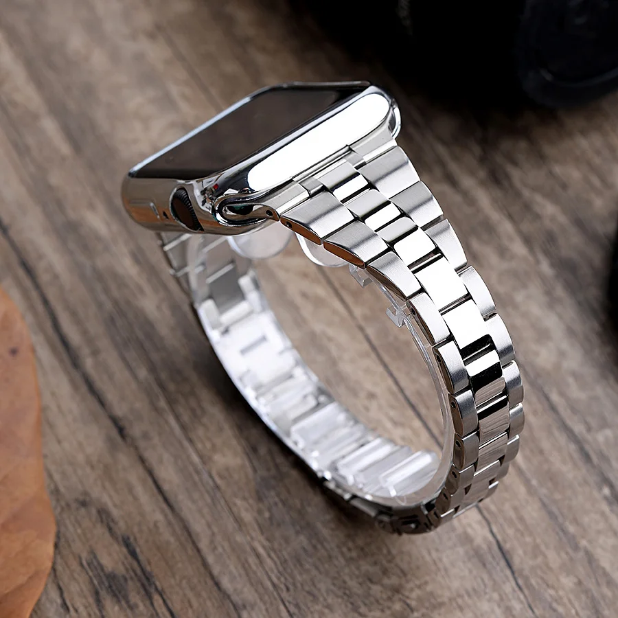 Women Stainless Steel Slim Bracelet For Apple watch Ultra 4 3 2 12 11 9 49mm 40 42 41 45 46mm Band for iWatch Luxury Metal Strap