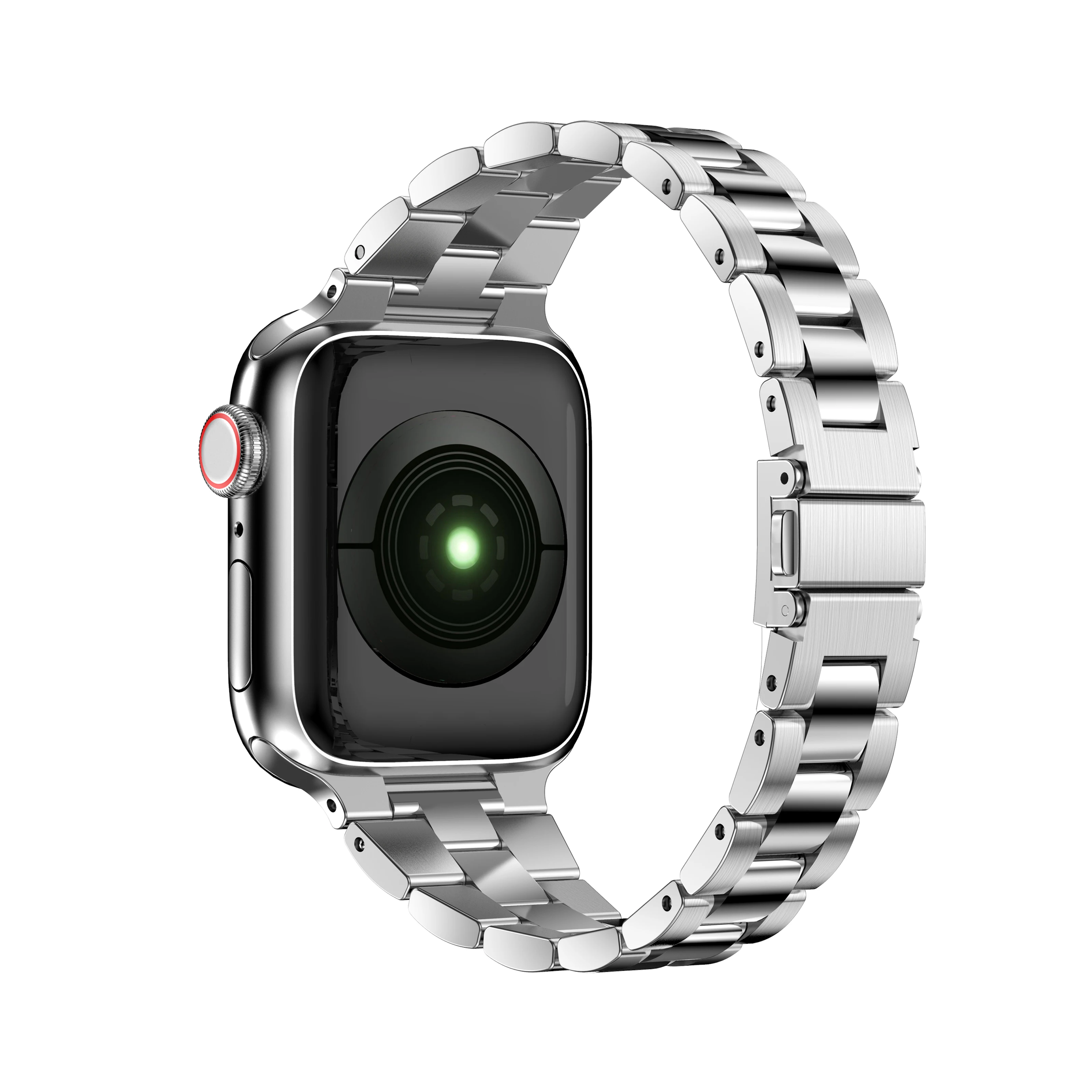 Women Stainless Steel Slim Bracelet For Apple watch Ultra 4 3 2 12 11 9 49mm 40 42 41 45 46mm Band for iWatch Luxury Metal Strap