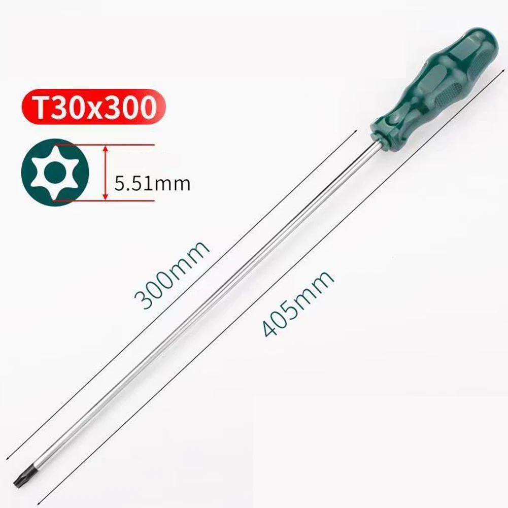 1pc 400mm Extra Long Screwdriver T10/T15/T20/25/25/T30 Lengthened Screwdriver For Torx Screwdriver Screw Drive Repair Tool