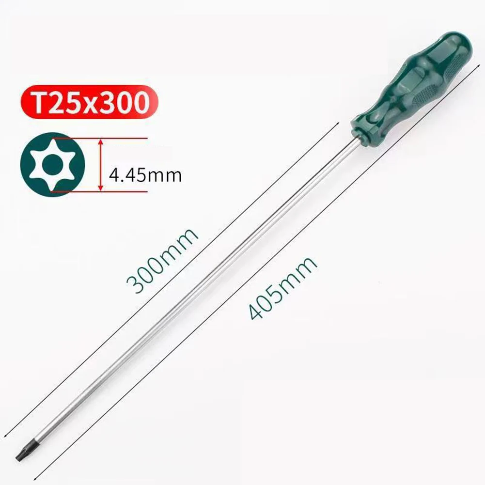 1pc 400mm Extra Long Screwdriver T10/T15/T20/25/25/T30 Lengthened Screwdriver For Torx Screwdriver Screw Drive Repair Tool