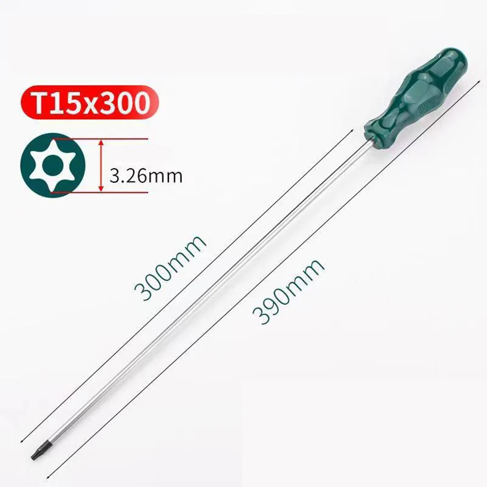 1pc 400mm Extra Long Screwdriver T10/T15/T20/25/25/T30 Lengthened Screwdriver For Torx Screwdriver Screw Drive Repair Tool