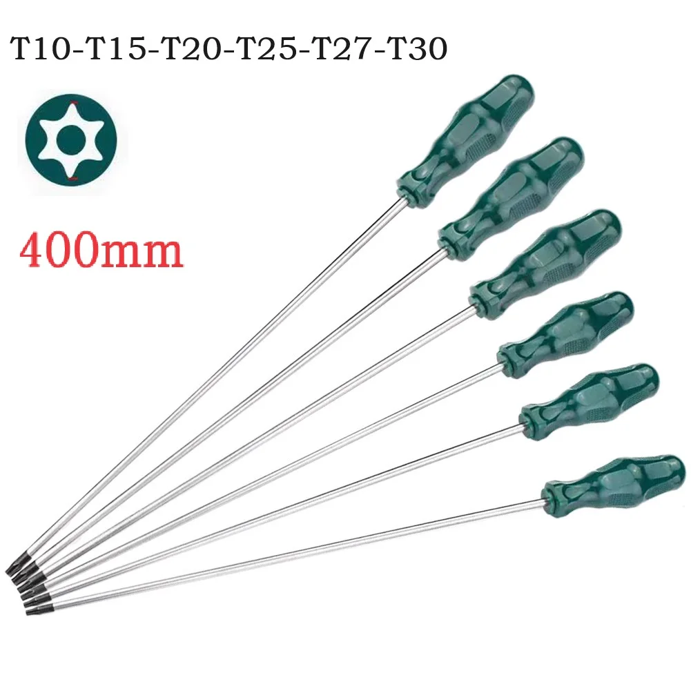 1pc 400mm Extra Long Screwdriver T10/T15/T20/25/25/T30 Lengthened Screwdriver For Torx Screwdriver Screw Drive Repair Tool