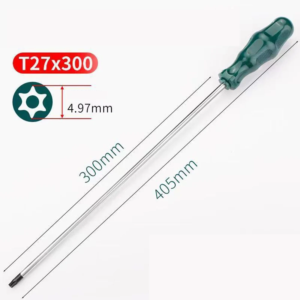 1pc 400mm Extra Long Screwdriver T10/T15/T20/25/25/T30 Lengthened Screwdriver For Torx Screwdriver Screw Drive Repair Tool