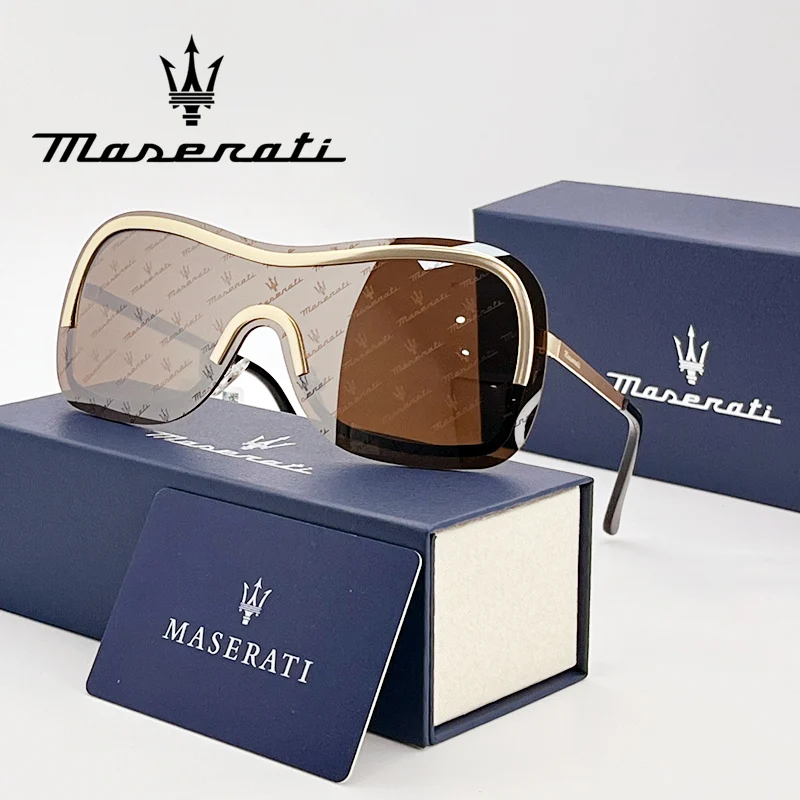 MASERATI Glasses Luxury Polarized Sunglasses UV400 for Men Women Trendy Driving Glasses High End Fashion & Premium Quality