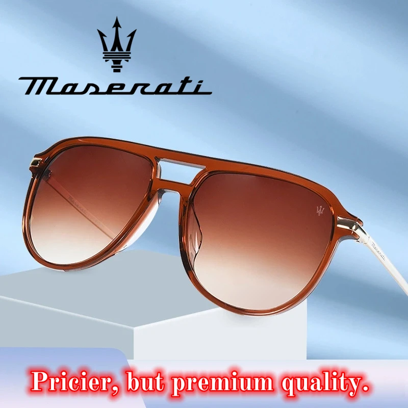 MASERATI Glasses Luxury Polarized Sunglasses UV400 for Men Women Trendy Driving Glasses High End Fashion & Premium Quality
