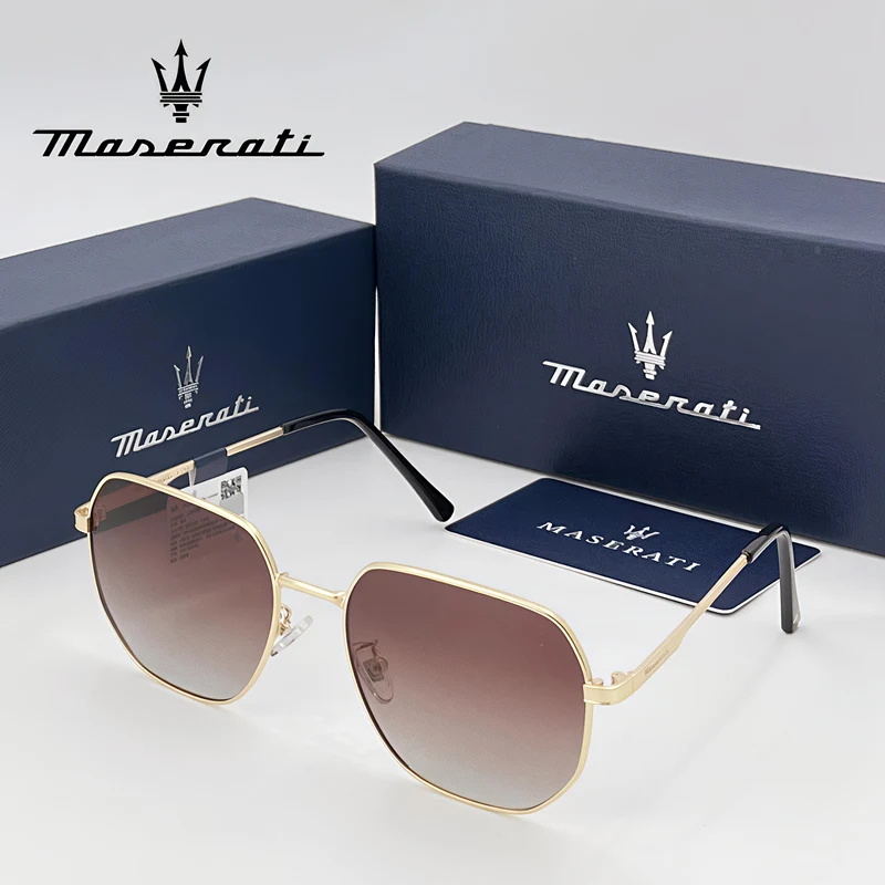 MASERATI Glasses Luxury Polarized Sunglasses UV400 for Men Women Trendy Driving Glasses High End Fashion & Premium Quality