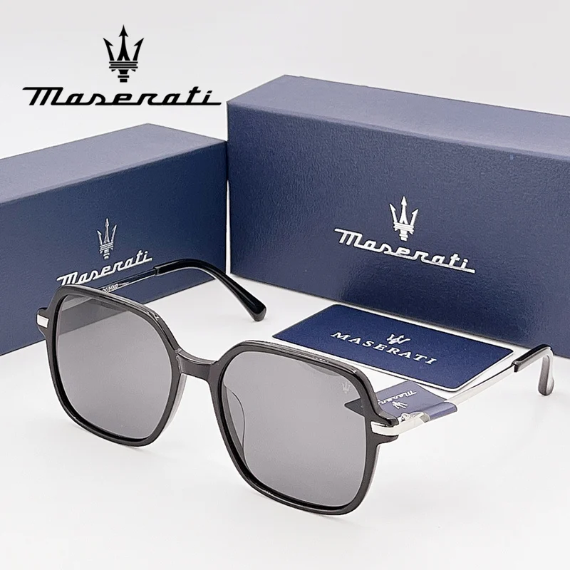 MASERATI Glasses Luxury Polarized Sunglasses UV400 for Men Women Trendy Driving Glasses High End Fashion & Premium Quality