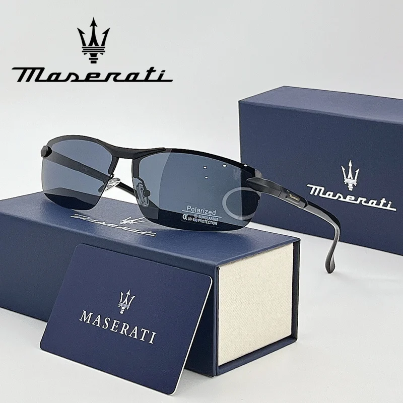 MASERATI Glasses Luxury Polarized Sunglasses UV400 for Men Women Trendy Driving Glasses High End Fashion & Premium Quality