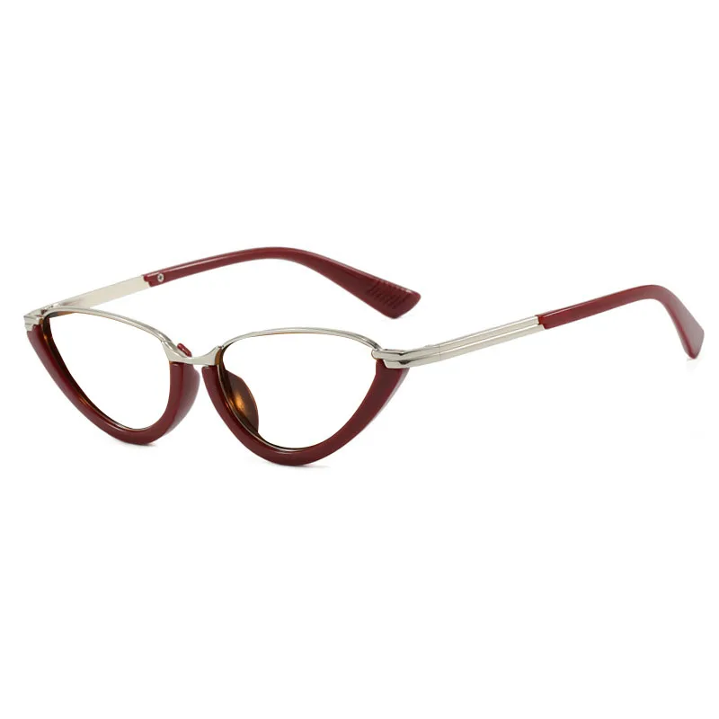 Designer Cat Eye Negative Diopter Prescription Myopia Glasses Small Frame Women Anti Blue Light Nearsighted Eyewear-0.50 To-6.0