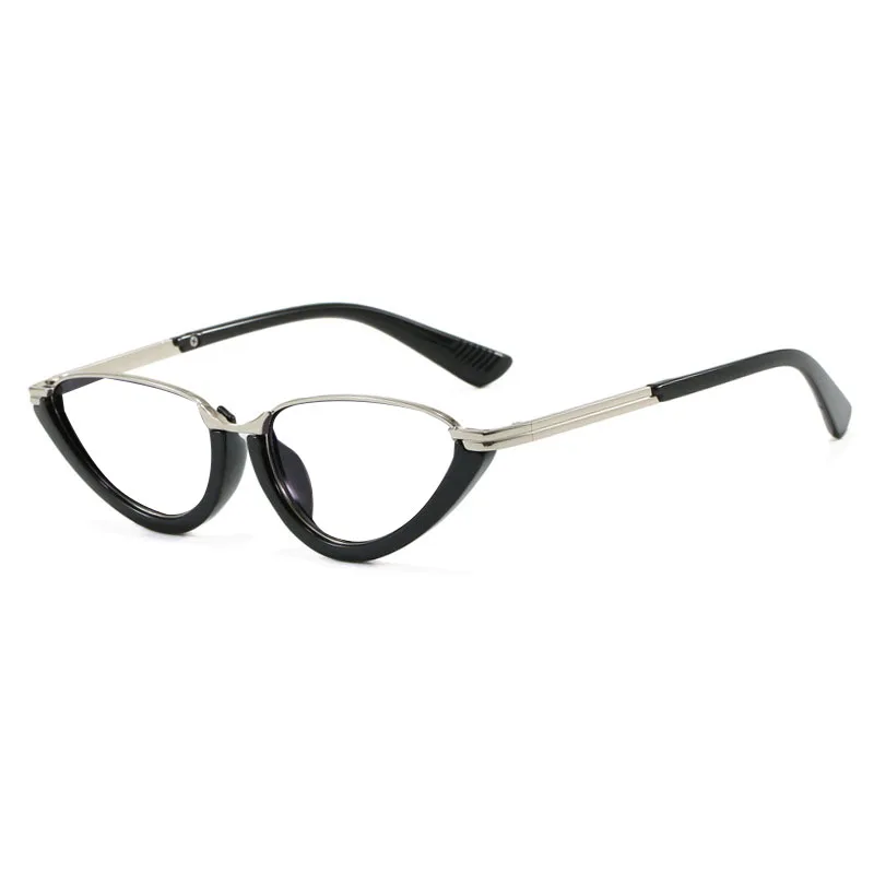 Designer Cat Eye Negative Diopter Prescription Myopia Glasses Small Frame Women Anti Blue Light Nearsighted Eyewear-0.50 To-6.0