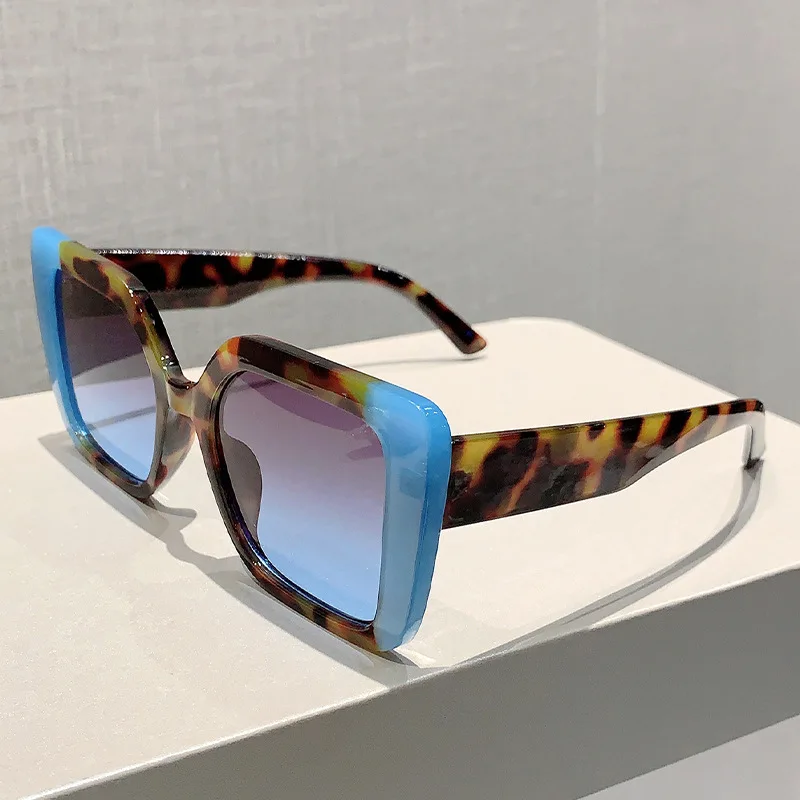 Vintage Luxury Brand Designer Square Big Frame Sunglasses Women For Men Sun Glasses Punk Popular Outdoor Colorful Shades UV400