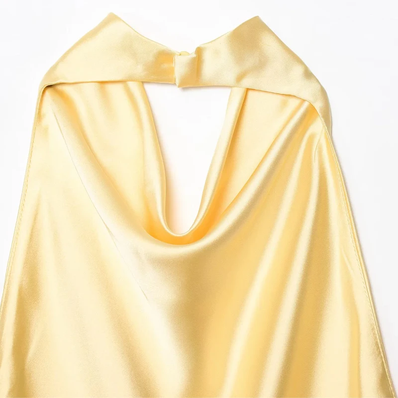 HXAO Halter Neck Women's Top Off Shoulder Satin Crop Top Women Summer Sexy Backless Tank Party Tops Y2K Aesthetic Camisole