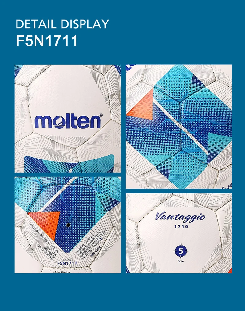 New Molten Soccer Balls Original Standard Size High Quality Outdoor Football Training Match Game League Men bola de futebol