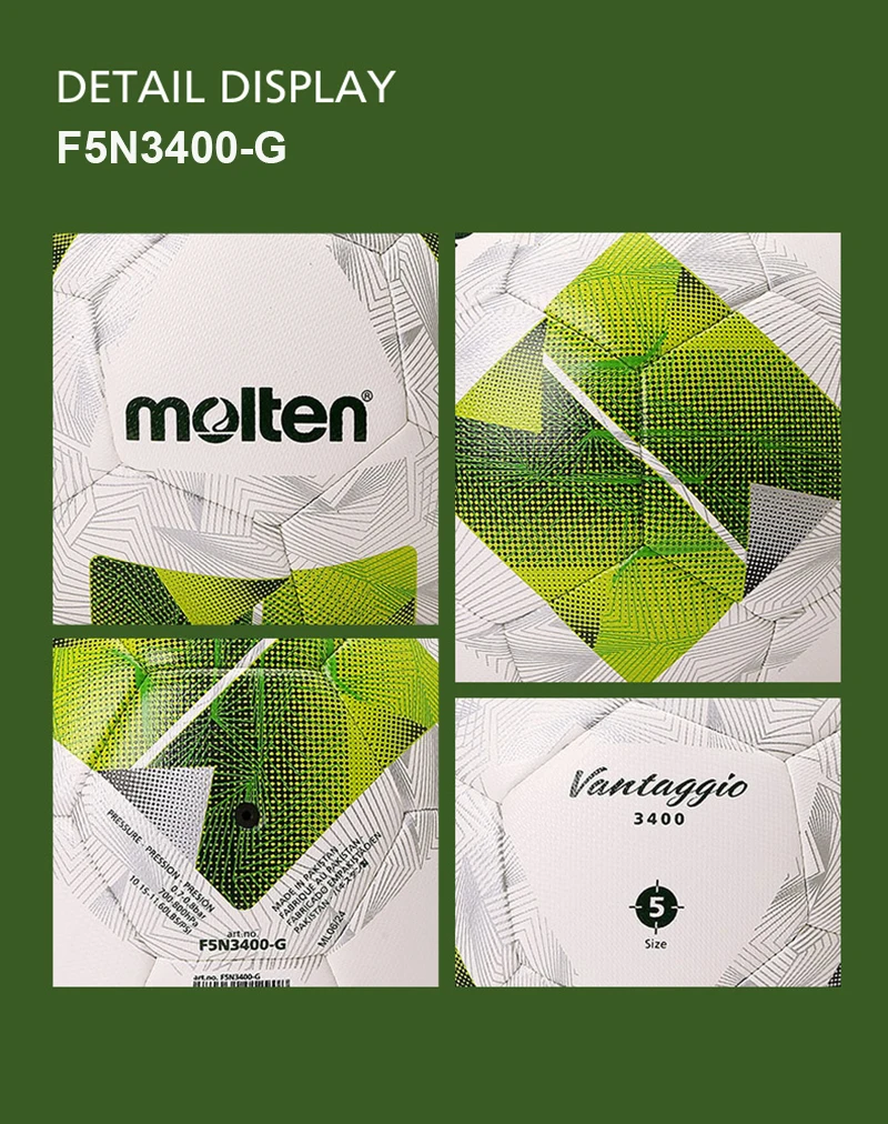 New Molten Soccer Balls Original Standard Size High Quality Outdoor Football Training Match Game League Men bola de futebol