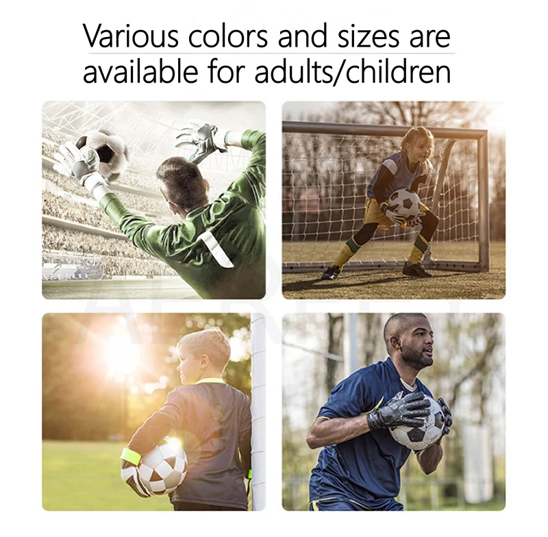 Football Soccer Goalkeeper Gloves Thickened Football Professional Protection Adults Teenager Goalkeeper Soccer Goalie Gloves