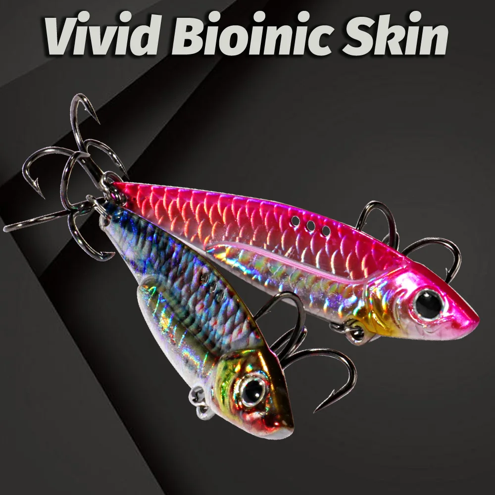 Spinner Spoon Metal Jig Bait 7g 10g 16g 20g VIB Sinking Blade Spinning Treble Hook Spinnerbait Pesca Pike Carp Sea Fishing Lure