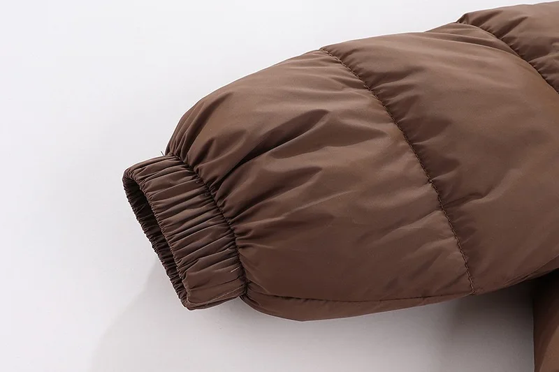 1pcs Boy Girl Coat Baby Winter Thick Down Jackets Kids Warm Plush Thicken Outerwear Clothes Fur Hooded Jacket Children Snowsuit