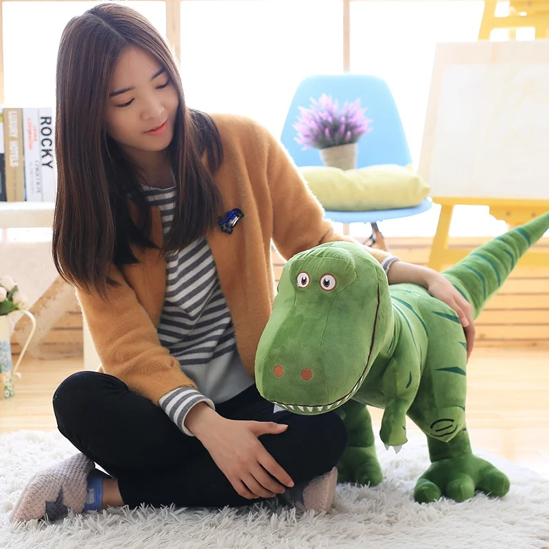40-100CM New Dinosaur Plush Toys Cartoon Tyrannosaurus Cute Stuffed Dolls for Kids Children Boys Birthday Gift
