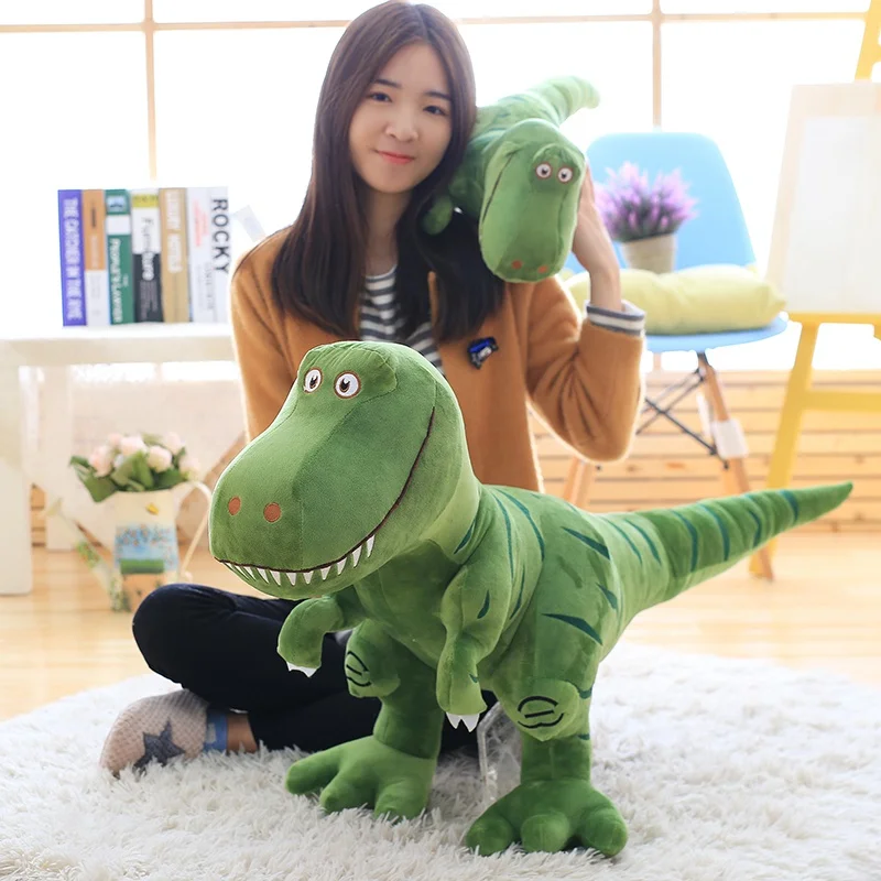 40-100CM New Dinosaur Plush Toys Cartoon Tyrannosaurus Cute Stuffed Dolls for Kids Children Boys Birthday Gift