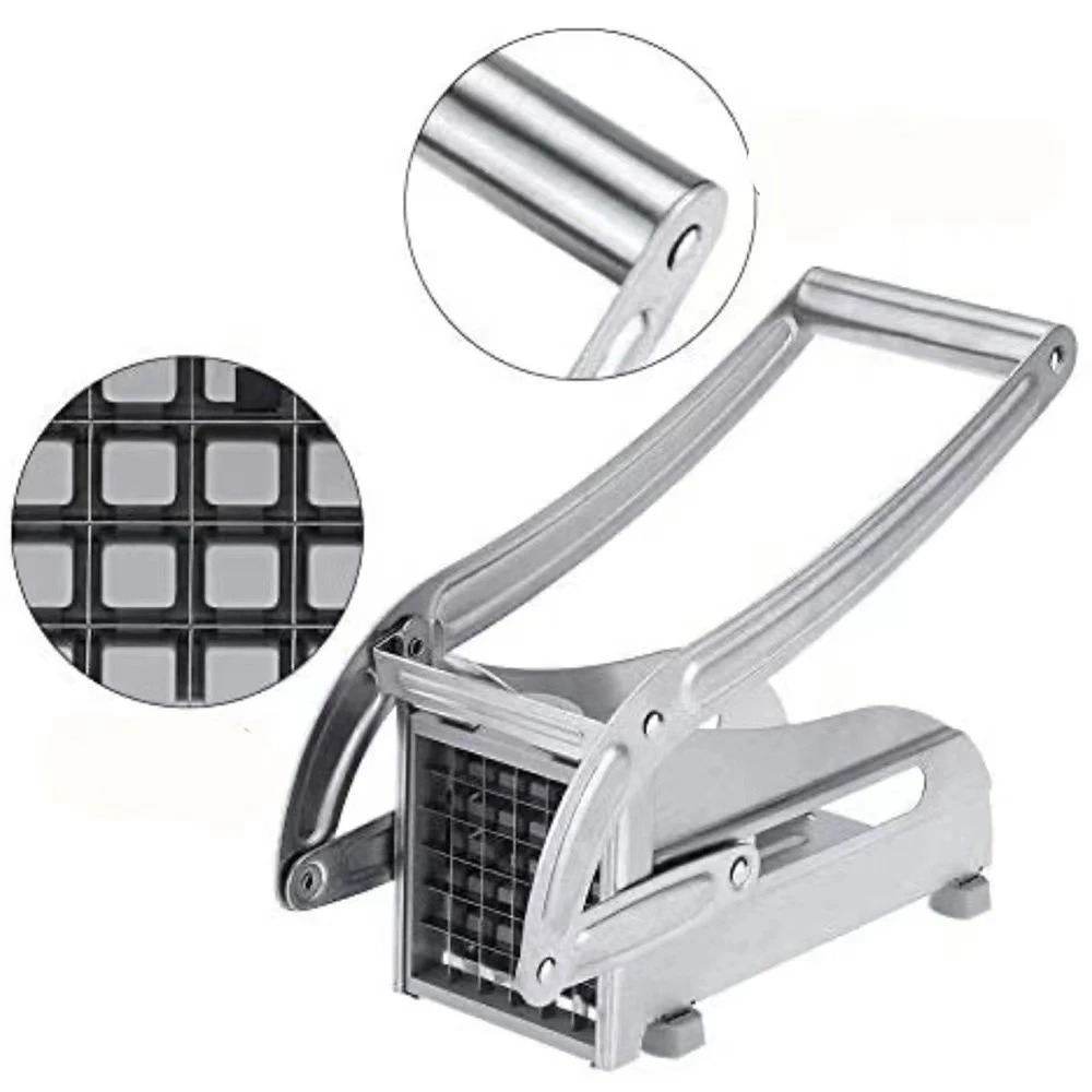 Manual Cutter French Fries Slicer Stainless Steel Potato Chips Maker Meat Chopper Dicer Cutting Machine Cooking Tool For Kitchen