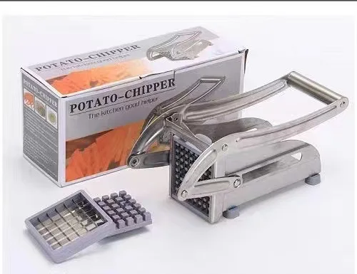 Manual Cutter French Fries Slicer Stainless Steel Potato Chips Maker Meat Chopper Dicer Cutting Machine Cooking Tool For Kitchen