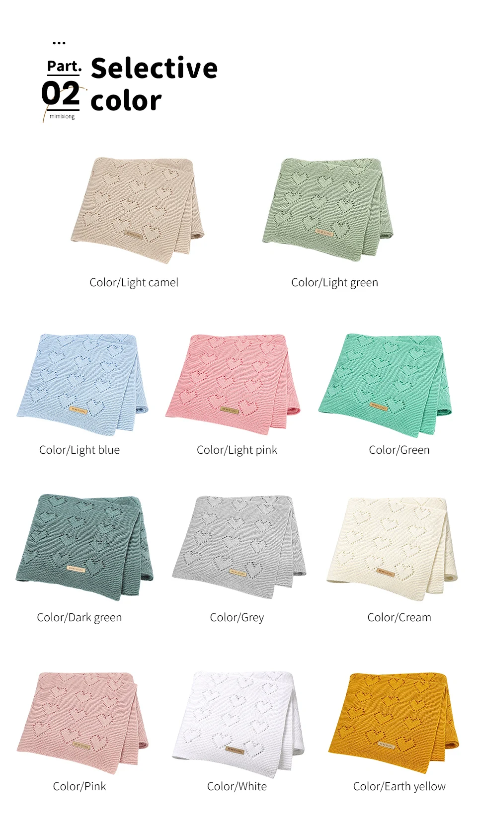 Baby Cotton Blankets Knitted Newborn Boys Girls Stroller Nursery Bedding Cradle Quilt 100*80cm Infant Swaddle Wrap Crib Cellular