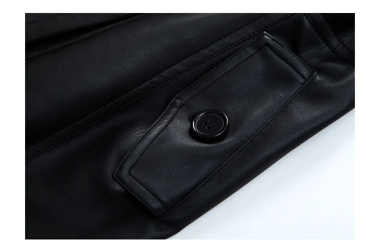 Mauroicardi Spring Fitted Black Skirted Soft Faux Leather Blazer Jacket Women Double Breasted Elegant Luxury Designer Clothes