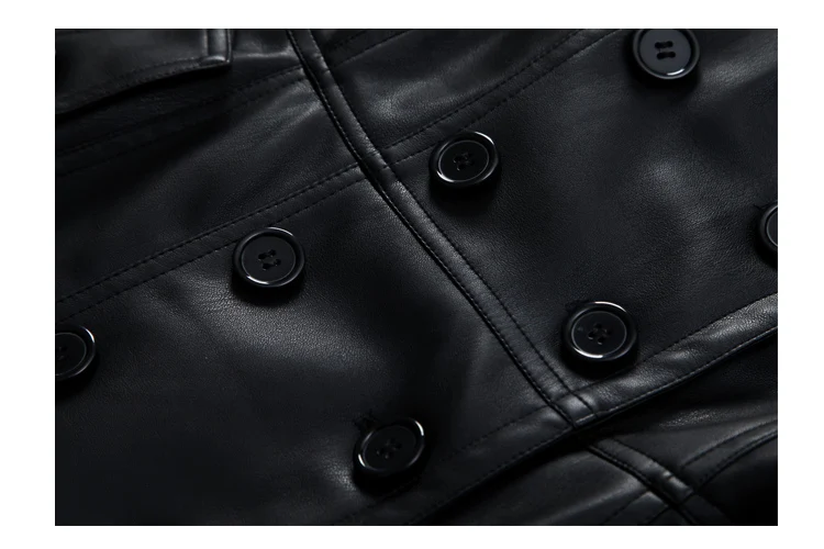 Mauroicardi Spring Fitted Black Skirted Soft Faux Leather Blazer Jacket Women Double Breasted Elegant Luxury Designer Clothes
