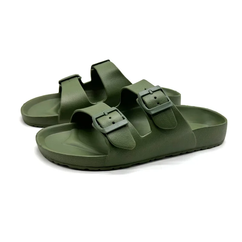 Brand Women Men Slippers Soft Sandals 2025 Summer Women Beach Casual Shoes EVA Slides Original Men Flip-flop Men's Sandal
