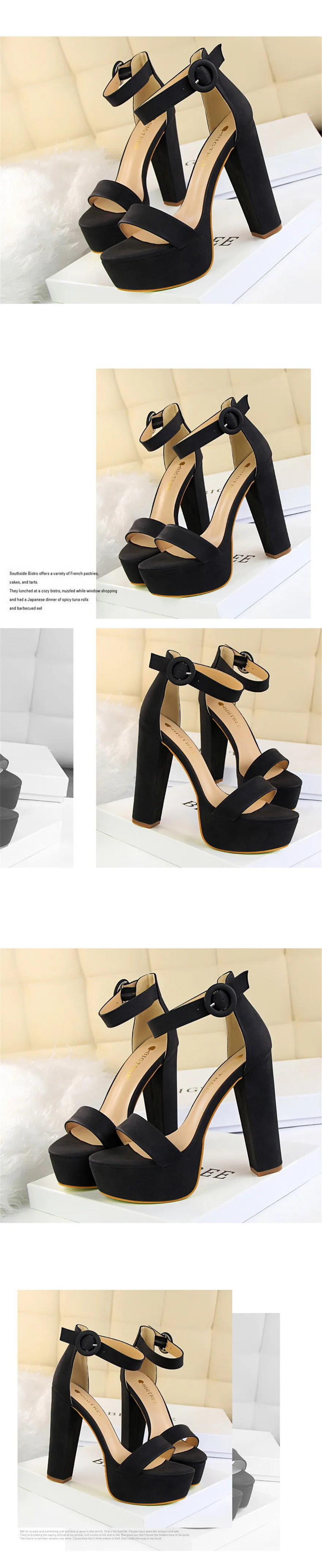 2025 Fashion Platform Open Toe Women's Sandals Super High Heels 13.5cm Ladies Party Shoes Female Soft Leather Buckle Bride Pumps