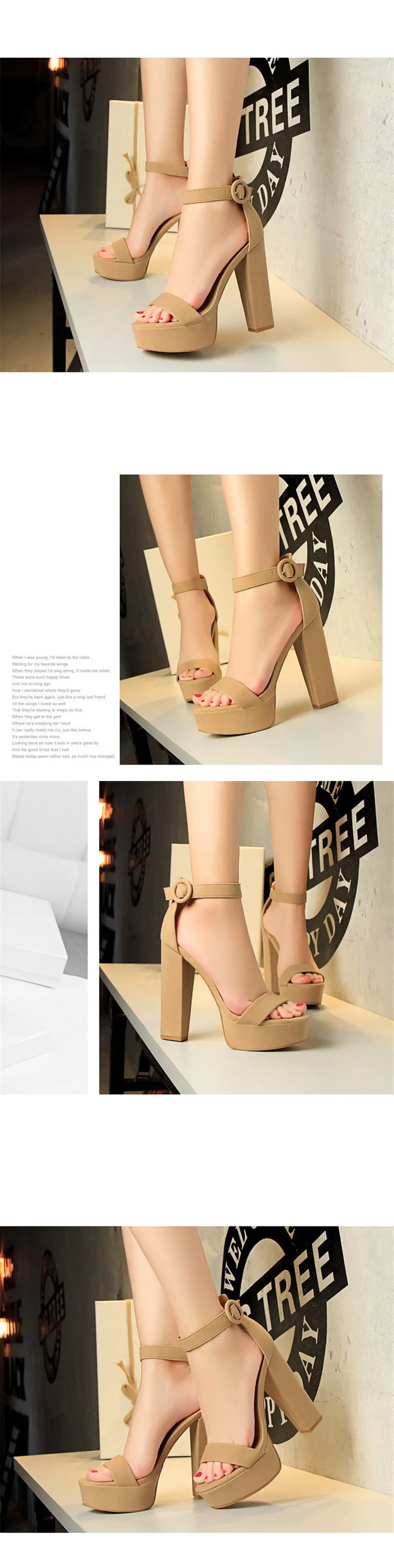 2025 Fashion Platform Open Toe Women's Sandals Super High Heels 13.5cm Ladies Party Shoes Female Soft Leather Buckle Bride Pumps