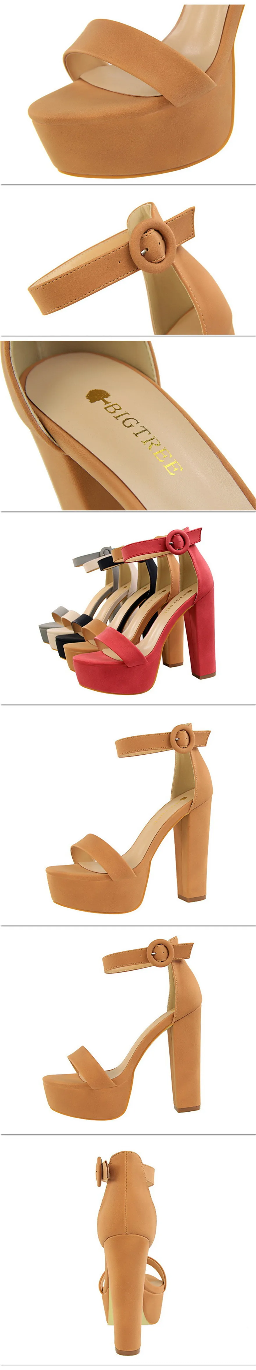 2025 Fashion Platform Open Toe Women's Sandals Super High Heels 13.5cm Ladies Party Shoes Female Soft Leather Buckle Bride Pumps
