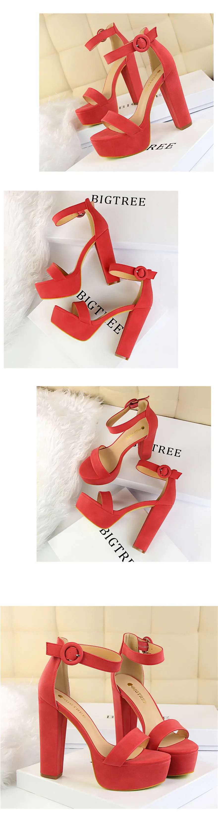 2025 Fashion Platform Open Toe Women's Sandals Super High Heels 13.5cm Ladies Party Shoes Female Soft Leather Buckle Bride Pumps