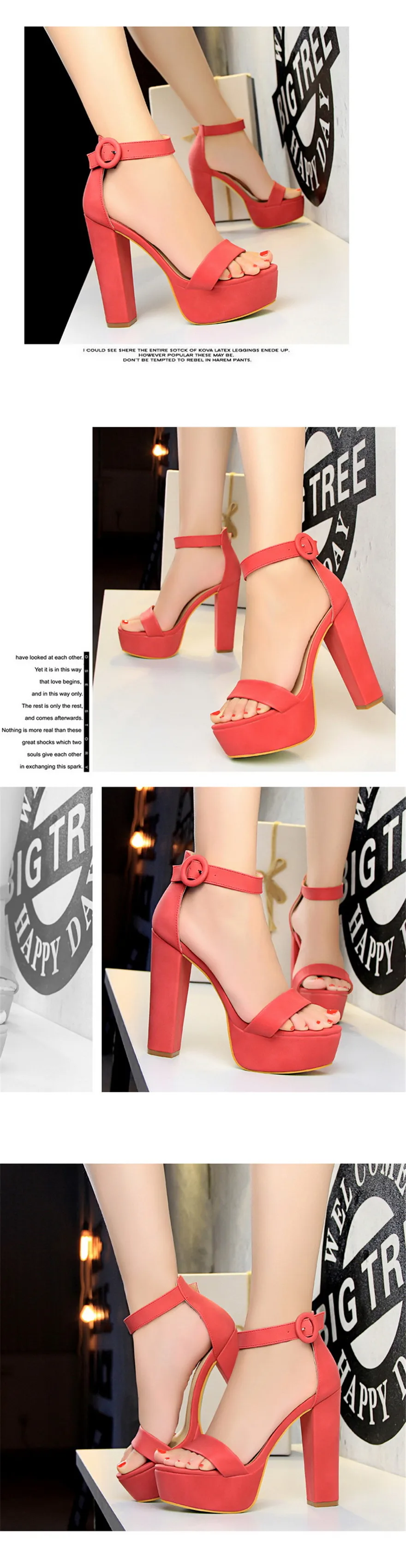 2025 Fashion Platform Open Toe Women's Sandals Super High Heels 13.5cm Ladies Party Shoes Female Soft Leather Buckle Bride Pumps