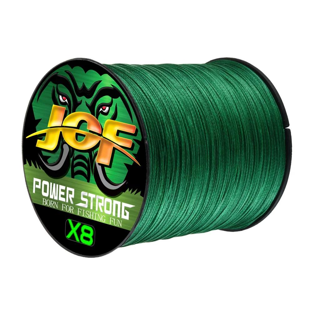JOF 4 Braided X4 Strands 300M 100M Fly Fishing Line Multifilament Wire Pesca 10-85LB Carp Sea Saltwater Weave Extreme Japan