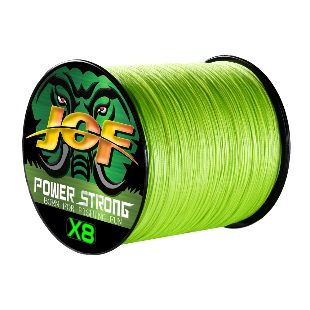 JOF 4 Braided X4 Strands 300M 100M Fly Fishing Line Multifilament Wire Pesca 10-85LB Carp Sea Saltwater Weave Extreme Japan