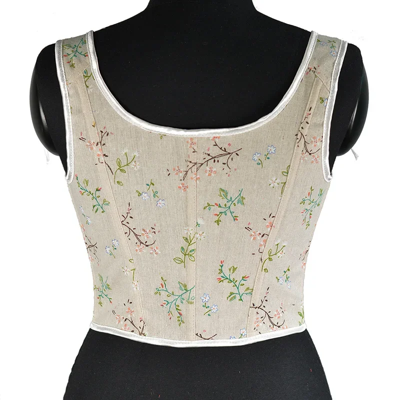 Lolita Tanks Corset Sexy Slimming Bandage Shapewear Women Evening Party Elegant Retro Bustier Top Streetwear Woman Clothes
