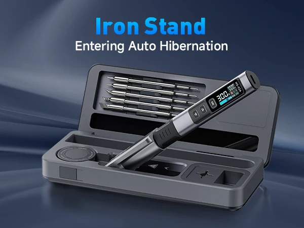 FNIRSI HS-02 Smart Soldering Station 100W Electric Soldering Iron Adjustable Constant Temperature Fast Heat Solder Iron Kit