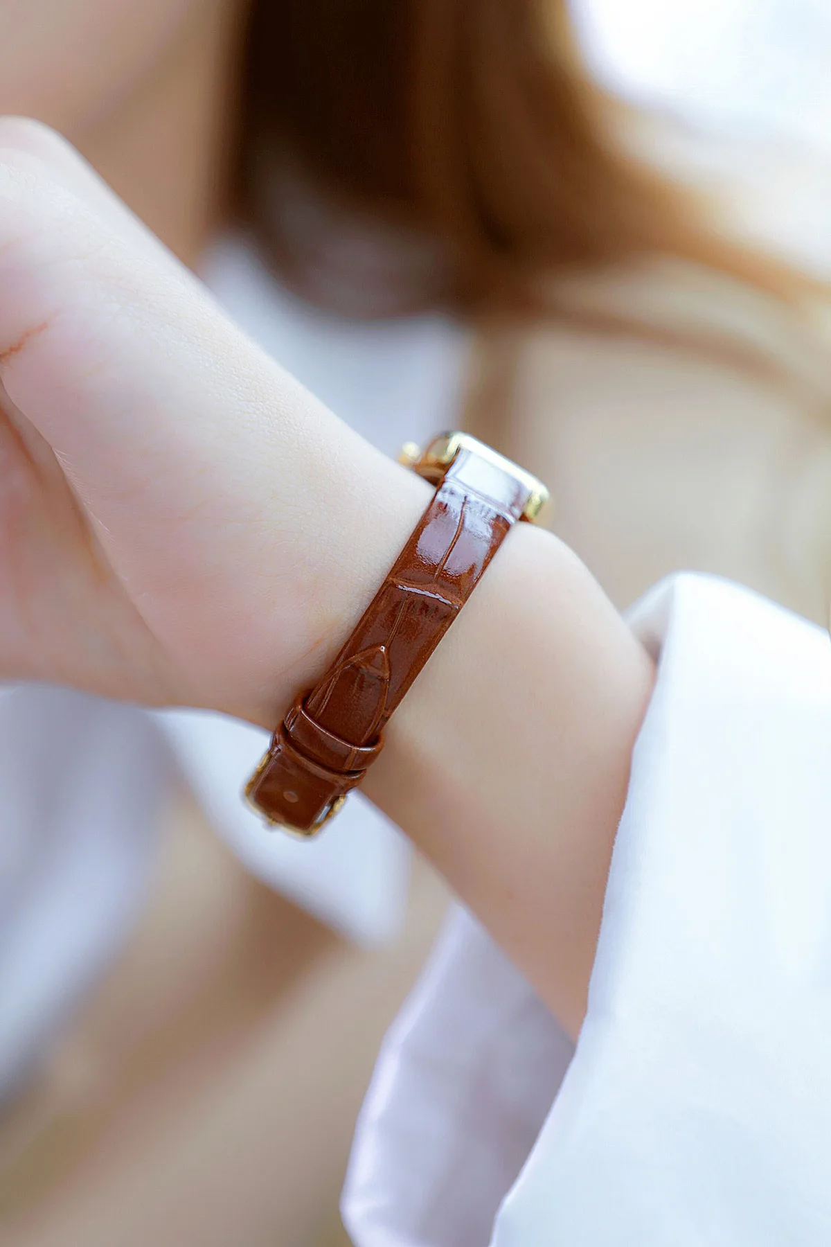 BS Women's Watch Versatile Retro Style Luxury Brand Leather Steel Straps Waterproof Ladies Fashion Quartz Clock Watches Gift